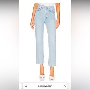 Agolde 90s pinch waist Jeans in Light blue size 23